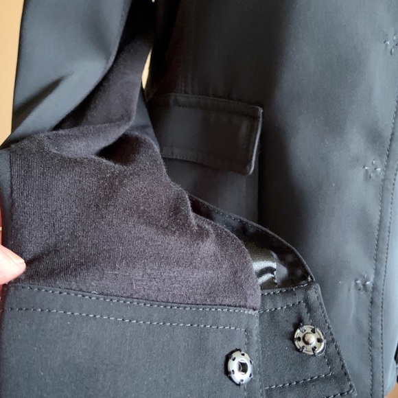 Tahari mixed fabric black jacket - Picture 7 of 10